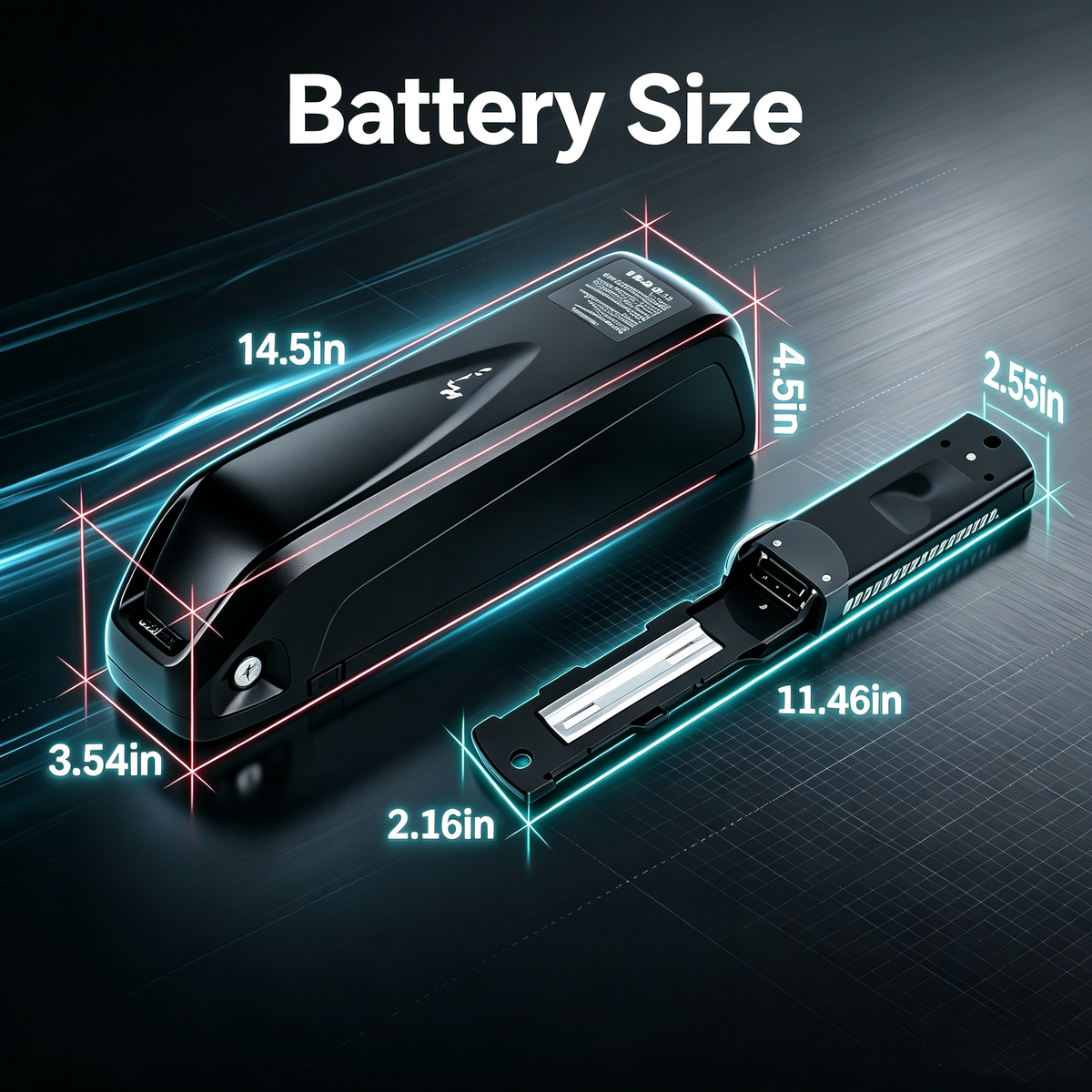 48V 13Ah Hailong Ebike Battery