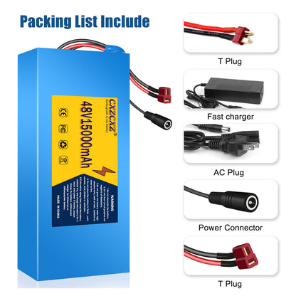 48V 10Ah Lithium-ion E-Bike Battery Pack