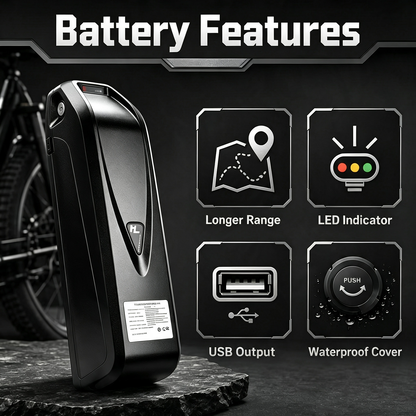 48V 13Ah Hailong Ebike Battery