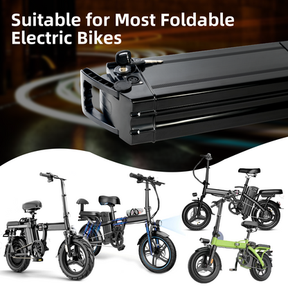 48V 10Ah Lithium-ion Battery for Folding E-Bikes