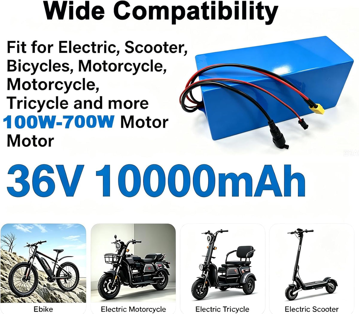 36V10AH Lithium Battery