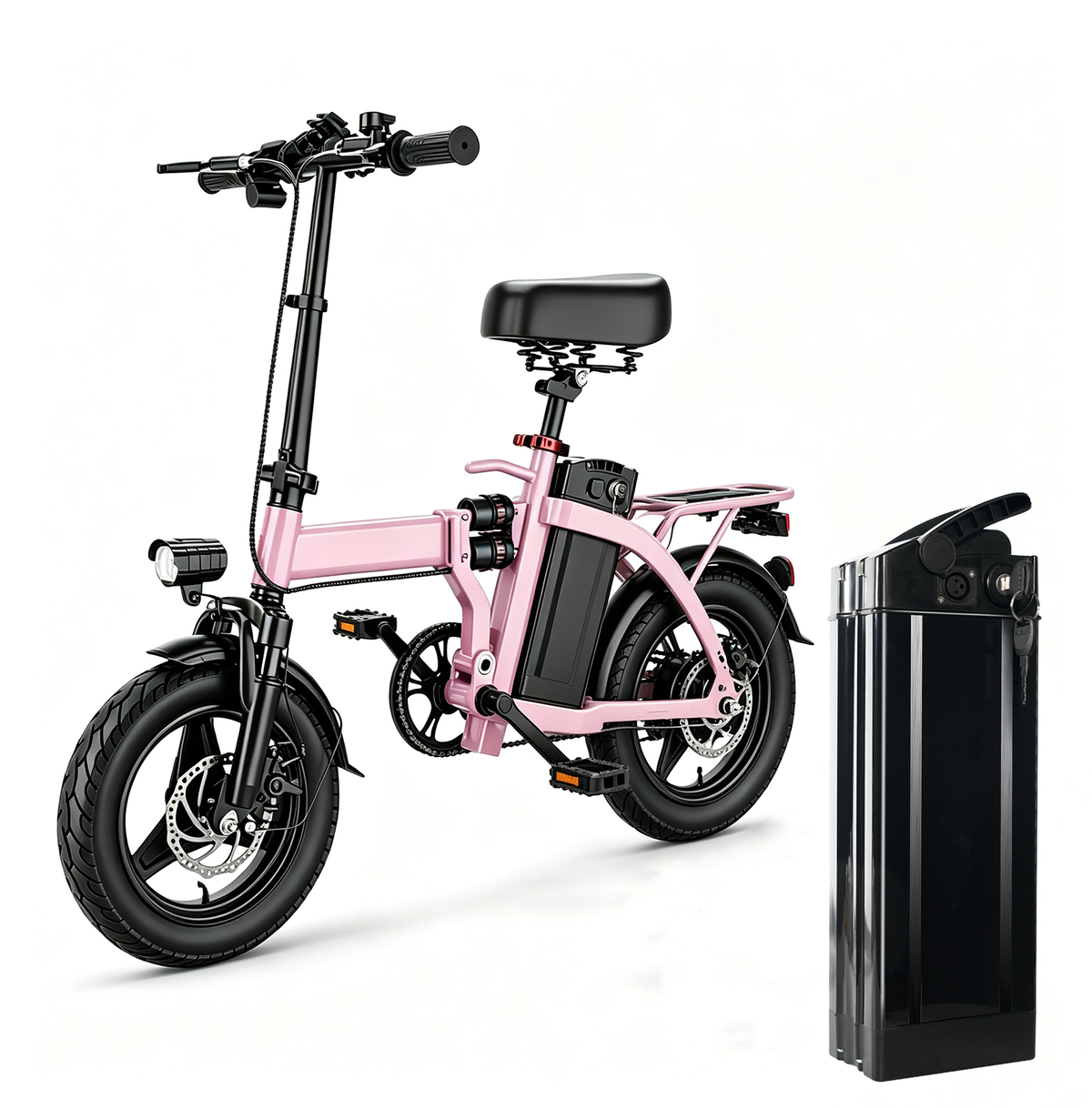 48V 10Ah Lithium-ion Battery for Folding E-Bikes